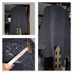 Free People blue/gray cardigan sweater. Like new